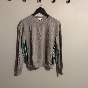 Sweatshirt with Green Stripes